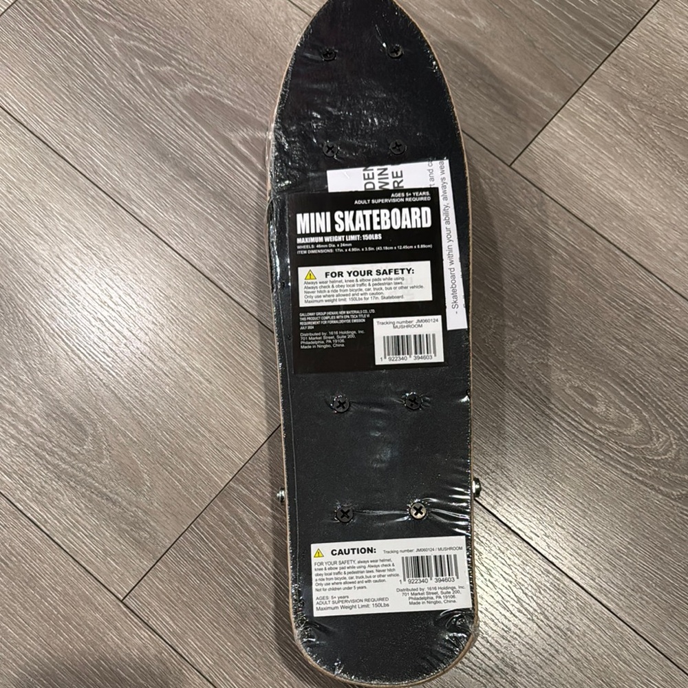 Black Mini Skateboard